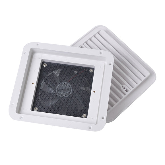 12V RV Caravan Side Air Ventilation Cooling Fan with Mute Exhaust Function for Quiet Operation