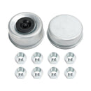 Essieux 5,2K-7K - 12"-8 sur moyeu et tambour de remorque pré-graissés 6,5-10