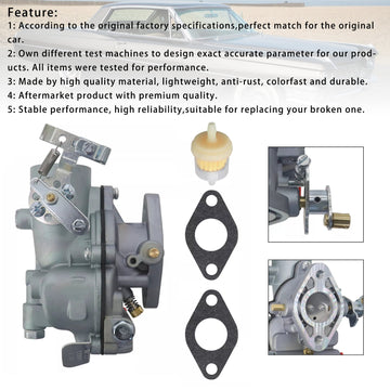 1957-1976 Wisconsin L63S1 VH4D 2-1/4" Mount Carburetor 12098 12229 LZ63C - 0