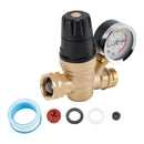 RV Water Pressure Regulator For RV Camper. Brass Lead-Free Adjustable-3