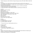 Engine Carburetor For Toyota 2E Toyota Corolla 1995-2001 TERCEL 1990-1994-7