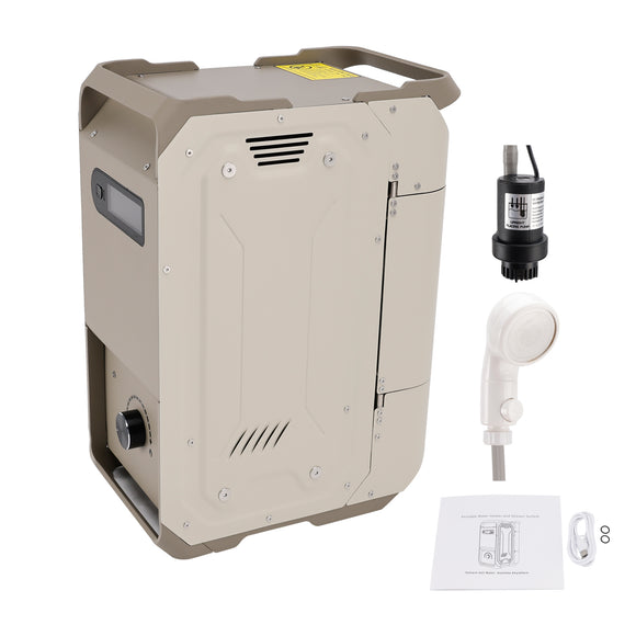 Portable Water Heater For RV Camping  7800mAh 3.3h Rechargeable Camping Cleaning