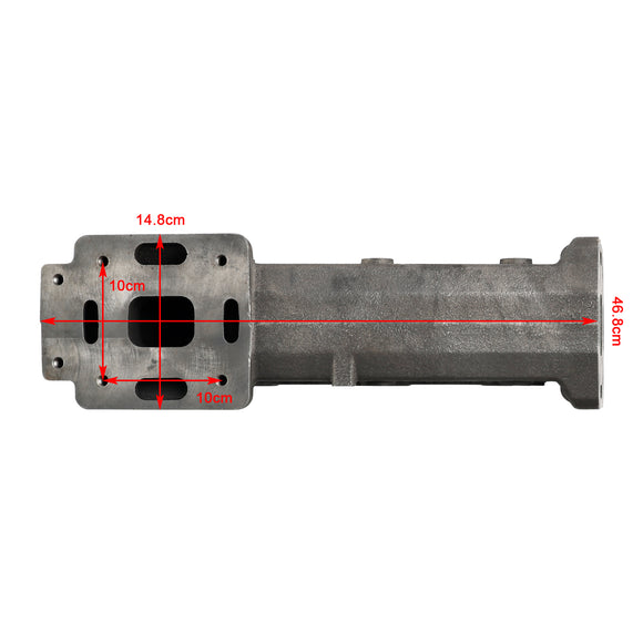 Nasser Marine-Abgaskrümmer 3923312 3923313 für Cummins 4B 4BT 4BTA 3.9L