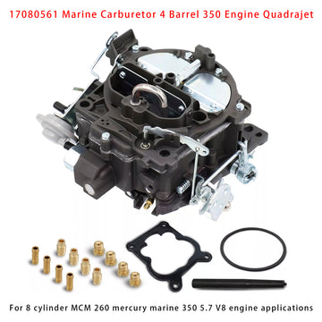 4 Barrel 350 Engine 17080561 Marine Carburetor - 0