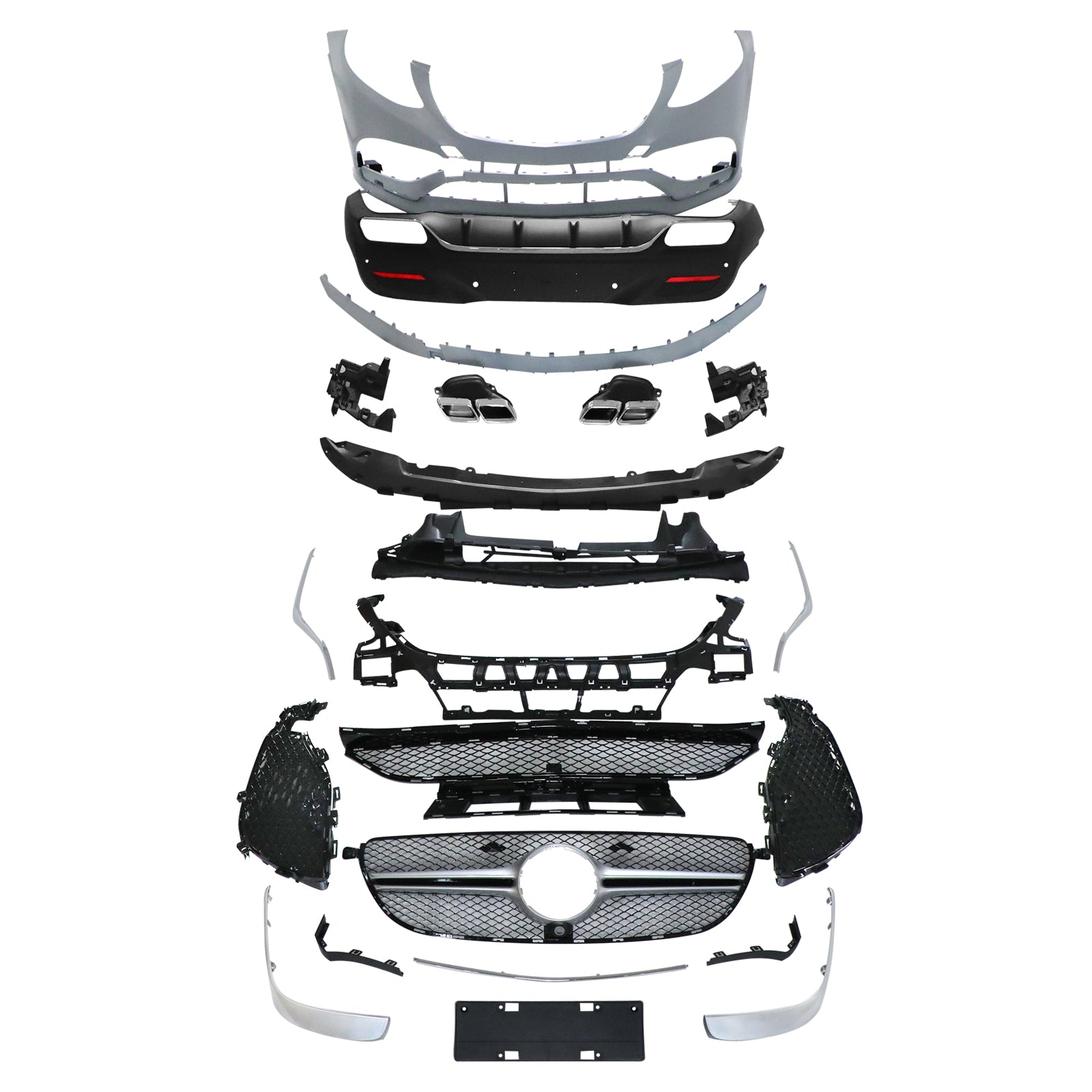 Mercedes Benz 2015-2019 W292 GLE-Class GLE63 Front Rear Bumper Body Kit