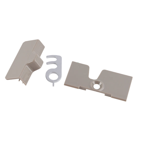 Kühlschranktürverschluss/-schloss + Trägerplatte Caravan/Wohnmobil RV Für Dometic