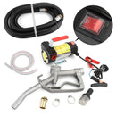 Electric Fuel Transfer Pump Diesel Kerosene Oil Commercial Auto 12V DC w/Nozzle-13