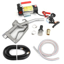 Electric Fuel Transfer Pump Diesel Kerosene Oil Commercial Auto 12V DC w/Nozzle-2