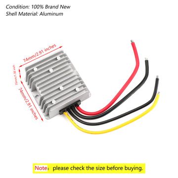 Waterproof DC/DC Converter Regulator 12V Step Up to 24V 15A 360W - 0