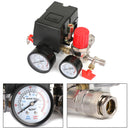 Air Compressor Pressure Control Switch Manifold Regulator Fitting-4