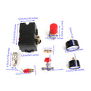 Air Compressor Pressure Control Switch Manifold Regulator Fitting-3