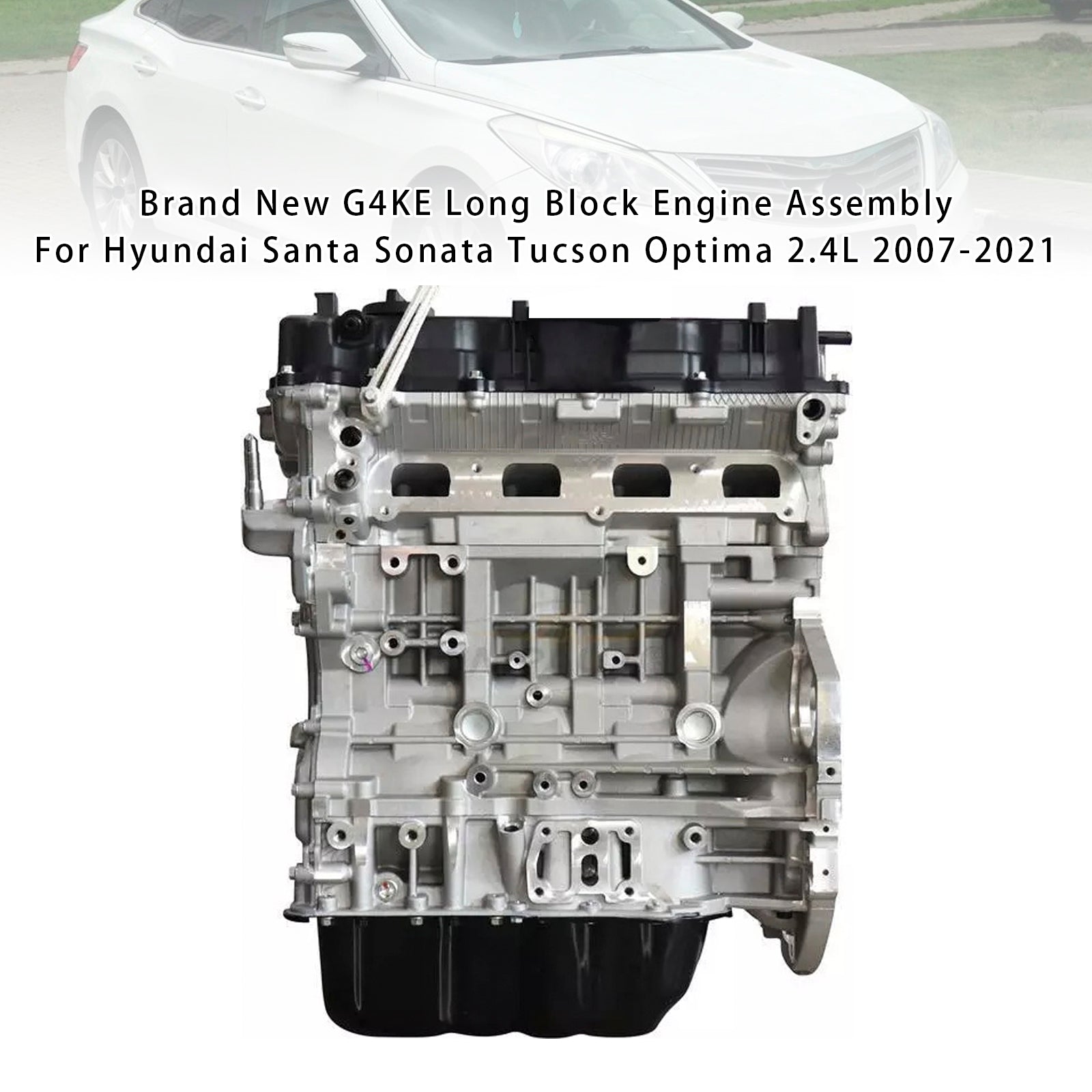 Kia 2011–2021 Sportage 2.4L G4KE Long Block Engine Assembly Brand New - 0