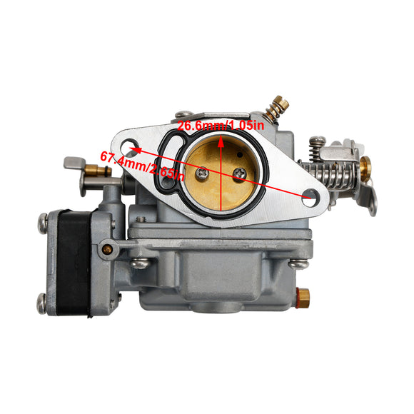 Yamaha outboard 2 stroke 20HP 25HP Lower Carburetor Carb 6L2-14302-00 Generic