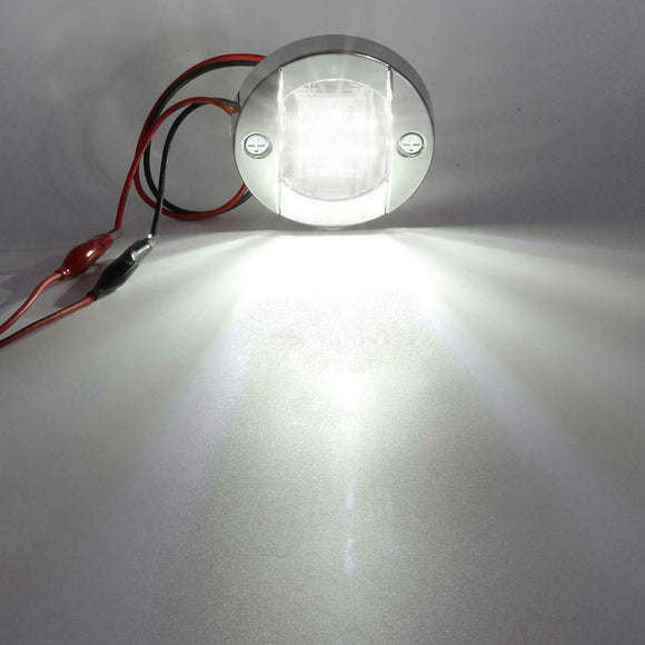 12V 316 EDELSTAHL MARINE BLAU UNTERWASSERLICHT BOOT 6 LED 2.2W HOHE LEISTUNG HELL