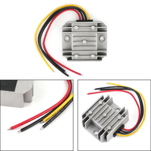 WaterProof 12V/24V to 5V 3A 15W Step Down DC/DC Power Converter Regulator