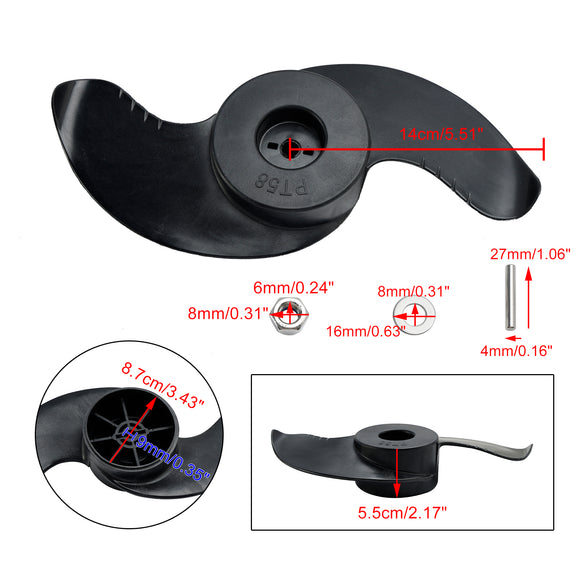 3-5/8 Inch Motor Diameter 2091160 Trolling Motor Prop Weedless Wedge 2 Propeller