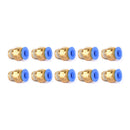 10x Pneumatic 6mm Tube X 1/8Inch NPT Male Connector Push In To Air Connect Fitting-13
