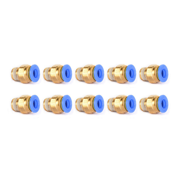 10x Pneumatic 6mm Tube X 1/8Inch NPT Male Connector Push In To Air Connect Fitting