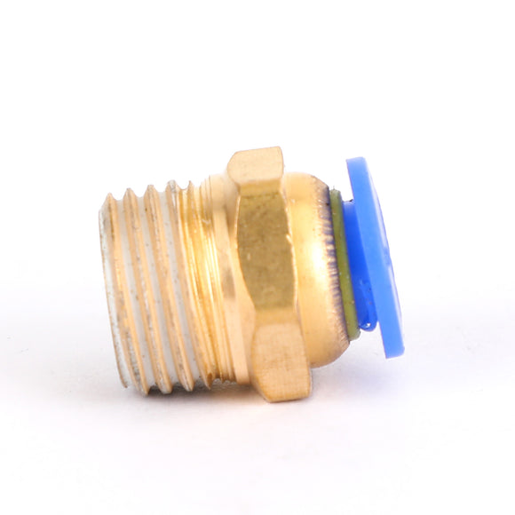 10 Pieces Pneumatic 6mm Tube X 1/4Inch Npt Male Connector Push To Connect Fitting