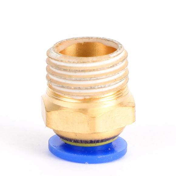 10 Pieces Pneumatic 6mm Tube X 1/4Inch Npt Male Connector Push To Connect Fitting