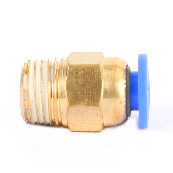 5Pcs Male Straight Push In To Connect Air Fitting Tube OD 4mm x NPT 1/8Inch