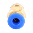 5Pcs Male Straight Push In To Connect Air Fitting Tube OD 4mm x NPT 1/8Inch-8