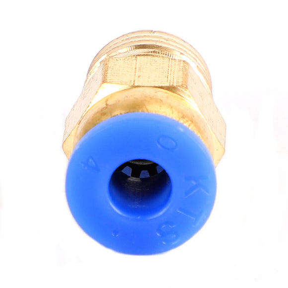 5Pcs Male Straight Push In To Connect Air Fitting Tube OD 4mm x NPT 1/8Inch
