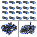 20Pcs Air Pneumatic 1/4Inch to 1/4Inch Straight Push in Connectors Quick-3