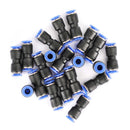20Pcs Air Pneumatic 1/4Inch to 1/4Inch Straight Push in Connectors Quick-10