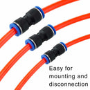 20Pcs Air Pneumatic 1/4Inch to 1/4Inch Straight Push in Connectors Quick-17