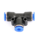 10PCS Pneumatic Air Quick Push to Connect Fitting 6 mm OD InchTInch Tee Tube 6mm-4