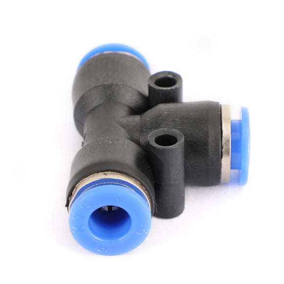 10PCS Pneumatic Air Quick Push to Connect Fitting 6 mm OD InchTInch Tee Tube 6mm