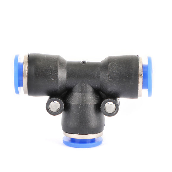 10PCS Pneumatic Air Quick Push to Connect Fitting 6 mm OD InchTInch Tee Tube 6mm