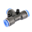 10PCS Pneumatic Air Quick Push to Connect Fitting 6 mm OD InchTInch Tee Tube 6mm-9
