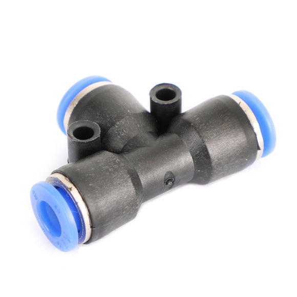 10PCS Pneumatic Air Quick Push to Connect Fitting 6 mm OD InchTInch Tee Tube 6mm