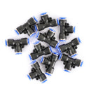 10PCS Pneumatic Air Quick Push to Connect Fitting 6 mm OD InchTInch Tee Tube 6mm-14