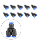 4PCS Pneumatic Air Quick Push to Connect Fitting 6mm OD InchYInch Split Tube-1