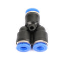 4PCS Pneumatic Air Quick Push to Connect Fitting 6mm OD InchYInch Split Tube-4