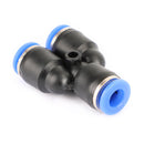 4PCS Pneumatic Air Quick Push to Connect Fitting 6mm OD InchYInch Split Tube-8