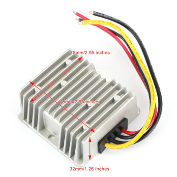 WaterProof 24V to 12V 20A 240W Step Down DC/DC Power Converter Regulator - 0