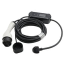 Tragbares EV-Ladegerät Typ 2, 10 Meter Kabel, 3-poliger UK-Stecker, 13 A, einstellbar-11