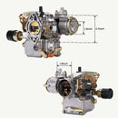 Volkswagen Beetles Thing Squareback Transporter Dual Port 1600cc 12V 34 Pict-3 Carburetor 113129031K 8-1289-B-2
