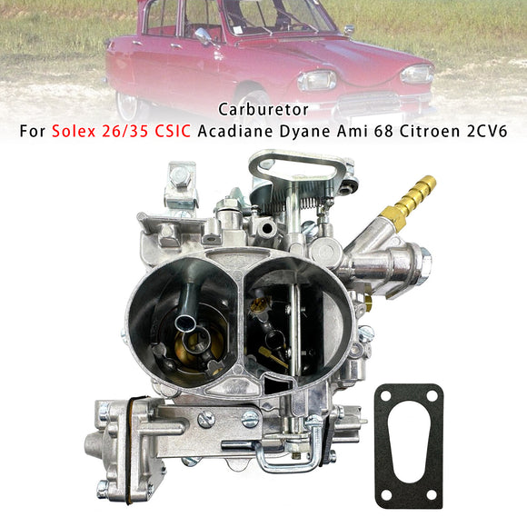 Carburetor For Solex 26/35 CSIC Acadiane Dyane Ami 68 Citroen 2CV6