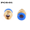10x Pneumatic 6mm Tube X 1/8Inch NPT Male Connector Push In To Air Connect Fitting-3