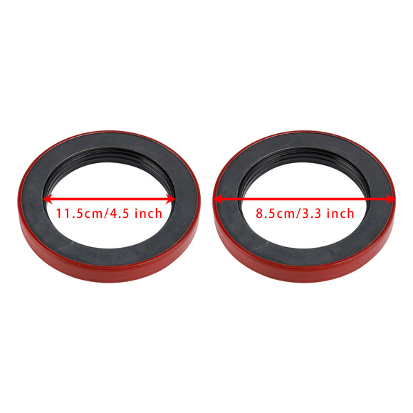 4PCS Oil Seal 3.125" X 4.506" For Dexter 010-056-00 10K 12K Heavy Duty 15K