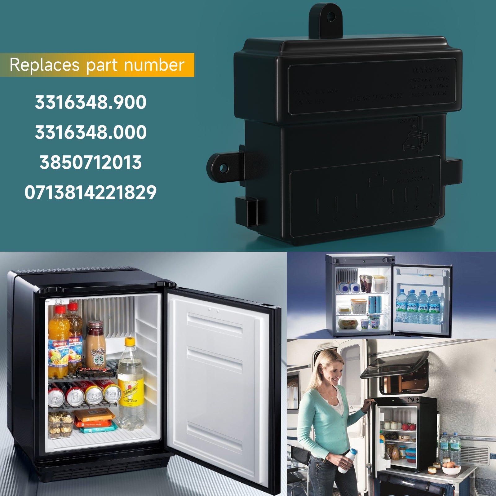 Dometic RV RM2652 RM2852 Remplacement 3316348900 Nouvelle carte de module d'alimentation