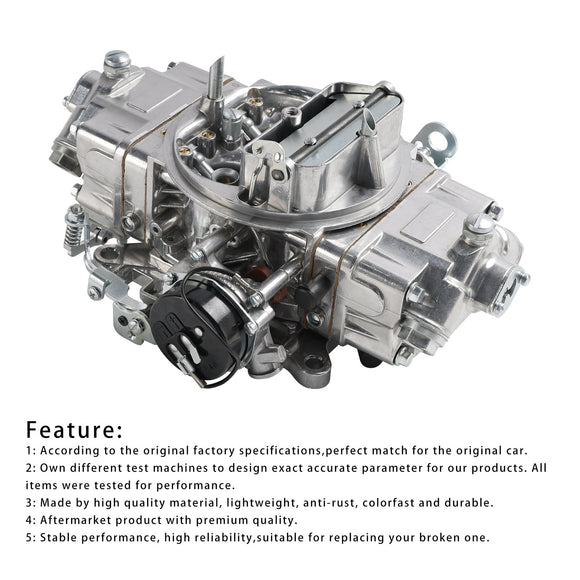 Carburateur Brawler à double pompe, 4 barils, 650 pi3/min, starter électrique BR-67255