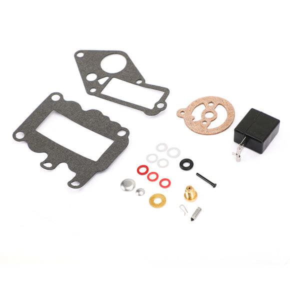 Carburetor Repair/Rebuild Kit for Johnson Evinrude Carb 382048 9.5 hp 1964-1973