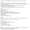 Carburetor w/ Gaskets 7043014 For Chevy & GMC L6 eingines- 4.1L 250 & 4.8L 292-8