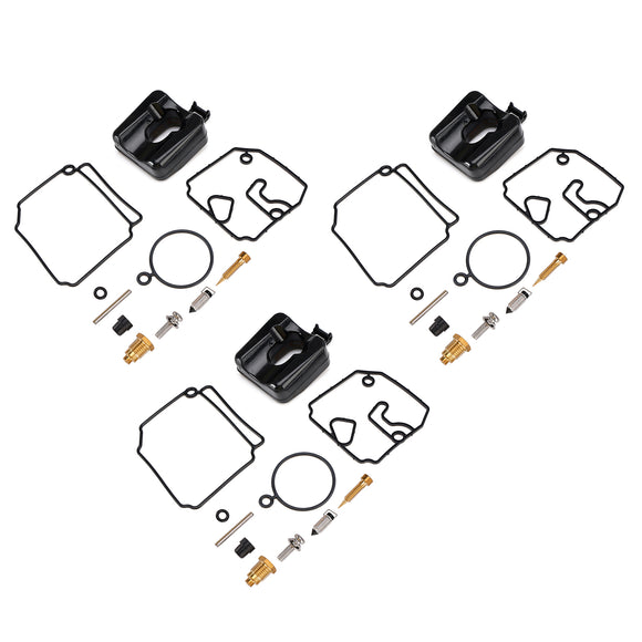 3X Fuel Pump Repair Kit fit for Yamaha 40HP & 50HP 2-Stroke Outboard Carburetors